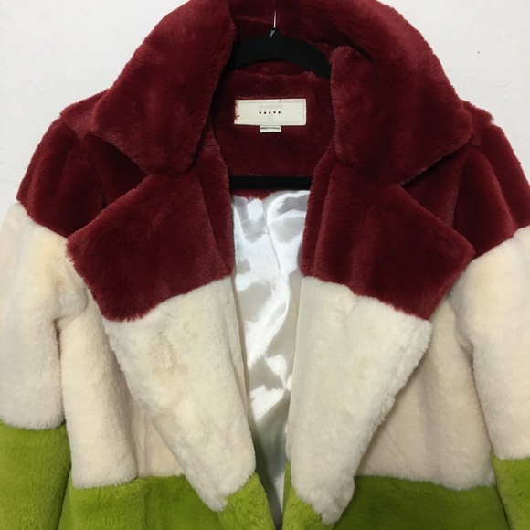 Blank NYC Super Nova Color Block Faux Fur … - Picture 6 of 15